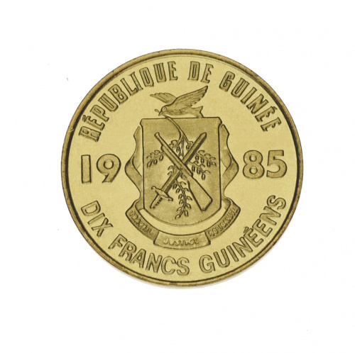фото Гвинея 10 франков 1985 AU-UNC