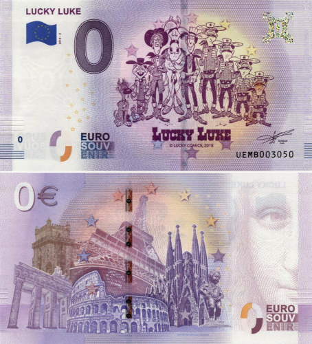 фото Франция 0 ЕВРО 2017 «Комикс Счастливчик Люк» UNC