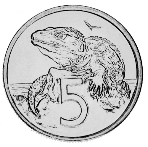 фото Новая Зеландия 5 центов 2000 UNC