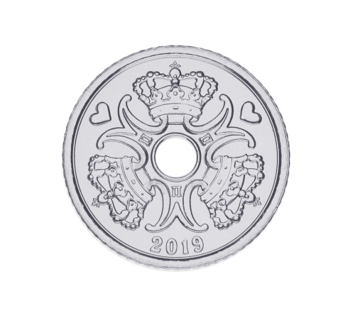 фото Дания 1 крона 2019 UNC