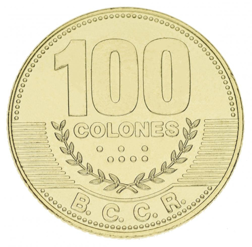 фото Коста-Рика 100 колонов 2014 UNC