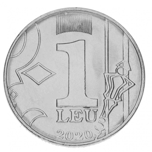 фото Молдавия 1 лея 2020 UNC