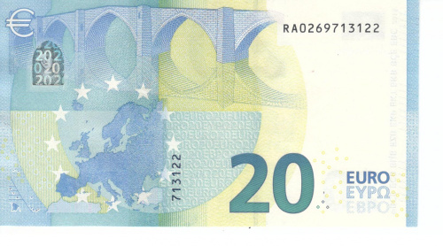 фото Германия 20 евро 2015 RA R002 UNC