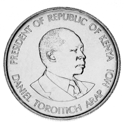 фото Кения 50 центов 1989 AU-UNC