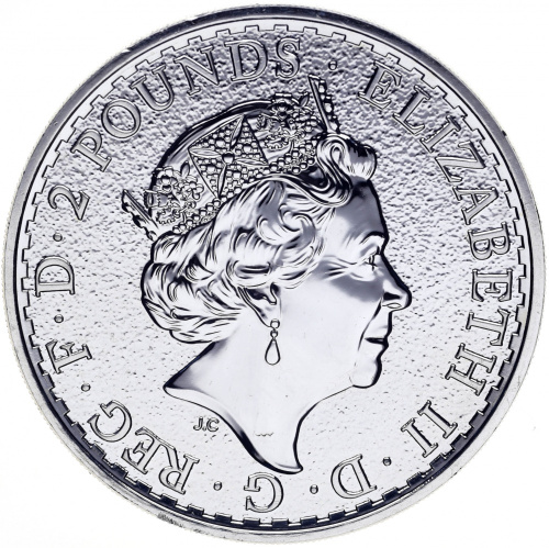 фото Великобритания 2 фунта 2017 Серебро UNC Британия