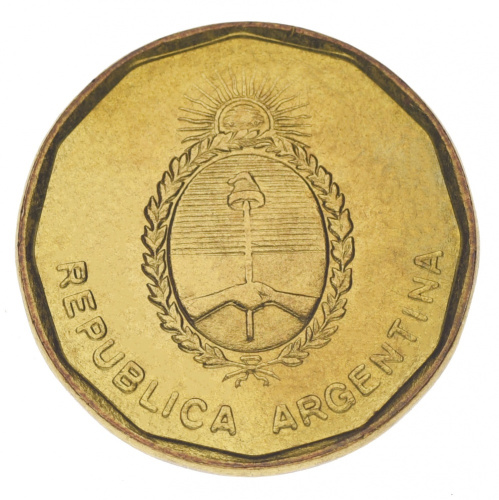 фото Аргентина 10 сентаво 1988 VF-AU