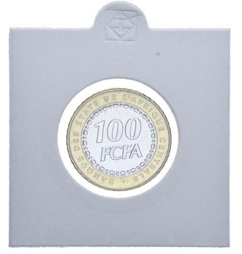 фото Центральная Африка 100 франков 2006 Биметалл AU-UNC