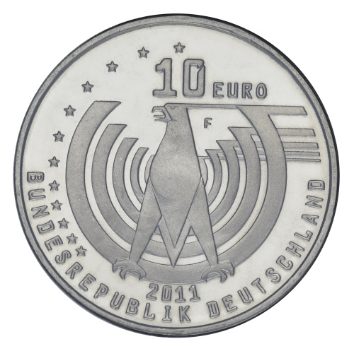 фото Германия 10 евро 2011 UNC 125 лет автомобилю