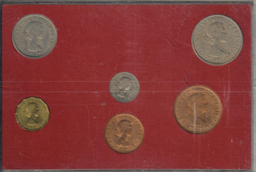 фото Великобритания набор из 6 монет 1967 VF