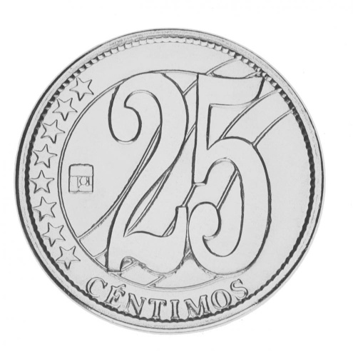 фото Венесуэла 25 сентим 2007 UNC