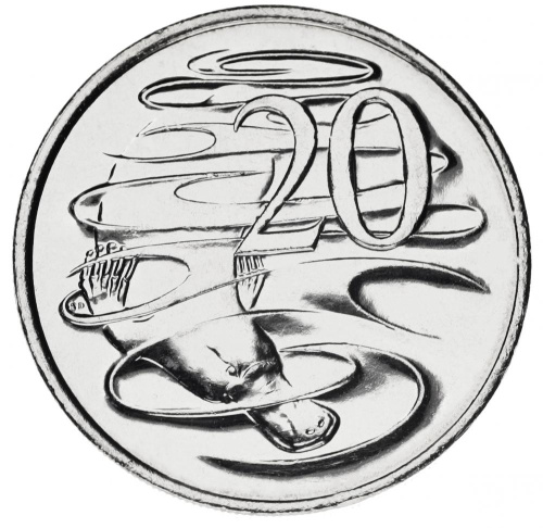 фото Австралия 20 центов 2000 UNC