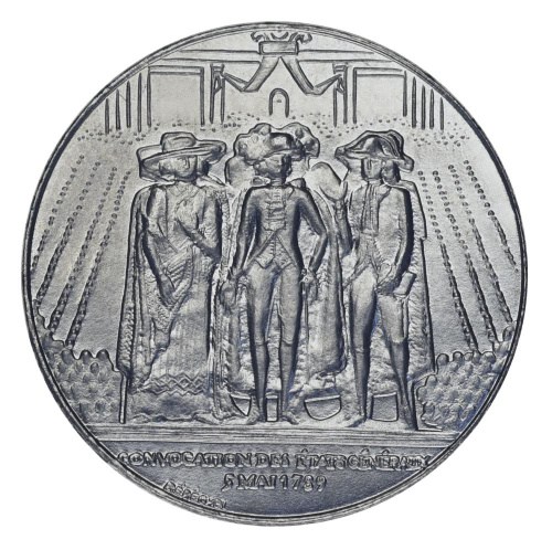 фото Франция 1 франк 1989 UNC 200 лет генеральным штатам