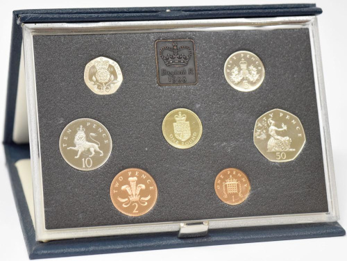 фото Великобритания набор из 8 монет 1988 Proof