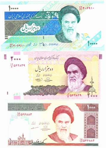 фото Иран набор из 7 банкнот UNC