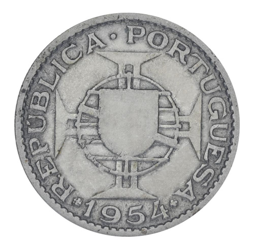 фото Мозамбик 10 эскуда 1954 Серебро F-VF
