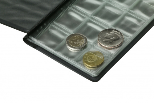 фото Альбом для 120 монет до 25 мм VP-coins черный