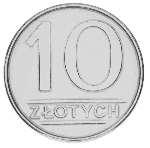 фото Польша 10 злотых 1988 AU-UNC