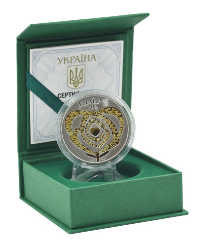 фото Украина 10 гривен 2024 Серебро UNC Любовь (Ag 925, унция, 31,1 грамм)