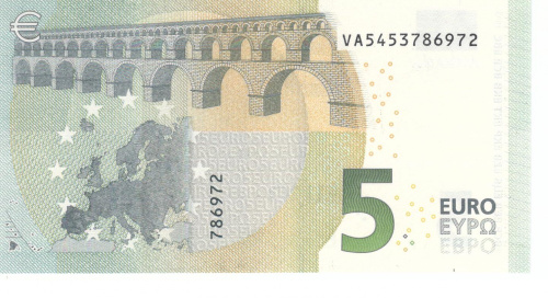 фото Испания 5 евро 2013 VA V003 UNC