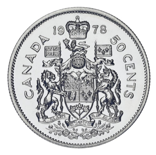 фото Канада 50 центов 1978 AU-UNC