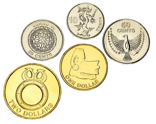 фото Соломоновы острова набор из 5 монет 2012 UNC 10, 20, 50 центов, 1, 2 доллара