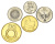 фото Соломоновы острова набор из 5 монет 2012 UNC 10, 20, 50 центов, 1, 2 доллара