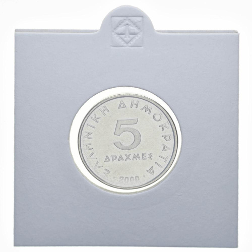 фото Греция 5 драхм 2000 UNC