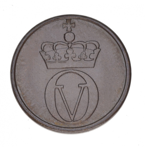 фото Норвегия 1 эре 1971 UNC Белка