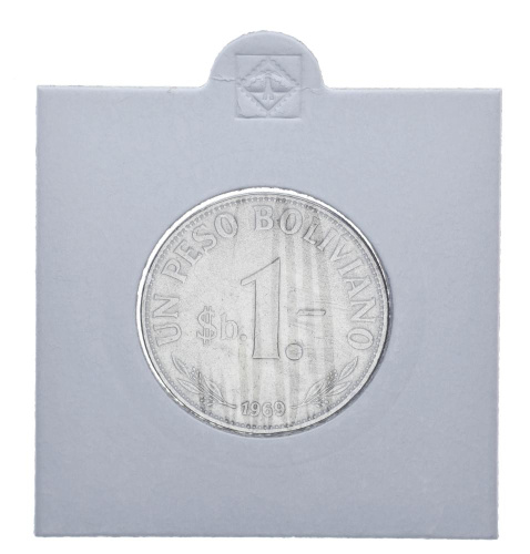 фото Боливия 1 песо 1969 F-VF
