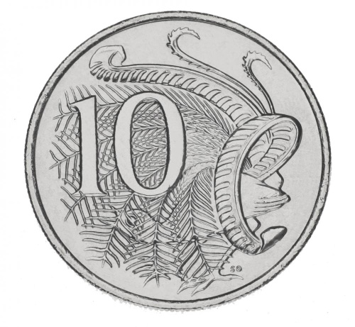 фото Австралия 10 центов 2020 UNC