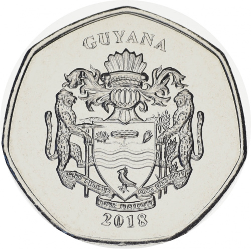 фото Гайана 10 долларов 2018 UNC (KM#52)