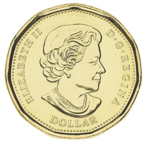 фото Канада 1 доллар 2020 UNC 75 лет ООН