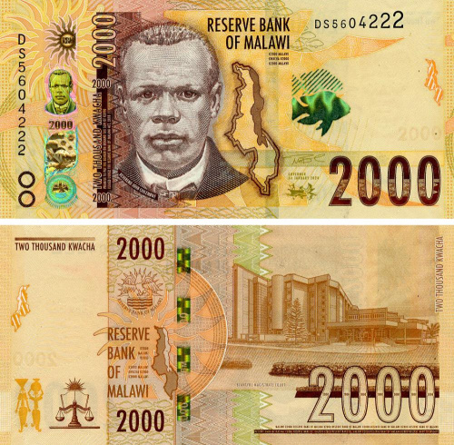 фото Малави 2000 квача 2024 UNC (PW70)