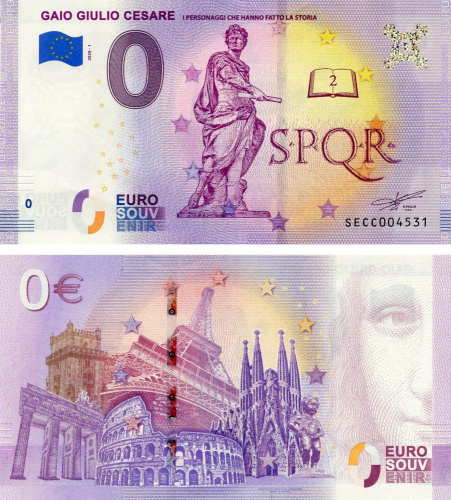 фото Италия 0 ЕВРО 2020 «Гай Юлий Цезарь» UNC