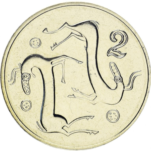 фото Кипр 2 цента 2004 UNC