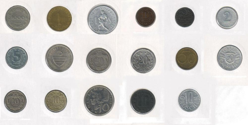 фото Австрия набор из 17 монет VF