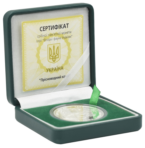 фото Украина 10 гривен 2000 Серебро Proof Краб пресноводный (Ag 925, унция, 31.1 грамм)