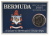фото Бермуды 1 доллар 1985 UNC Корабль - Круизный туризм в сувенриной упаковке