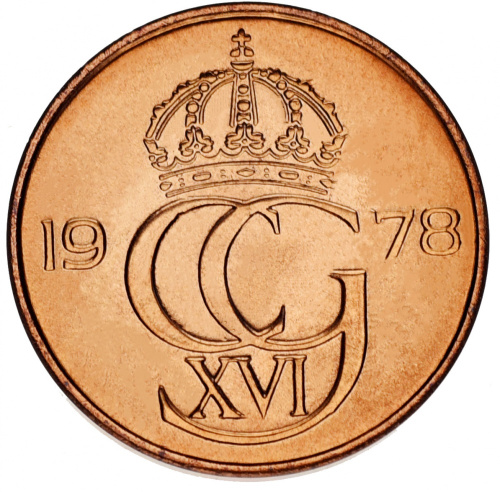 фото Швеция 5 эре 1978 AU-UNC