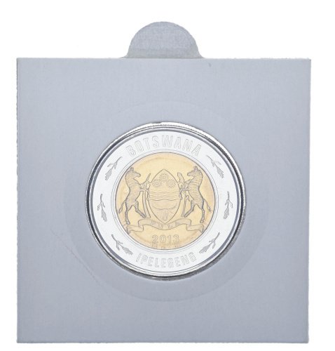 фото Ботсвана 2 пула 2013 Биметалл UNC Носорог