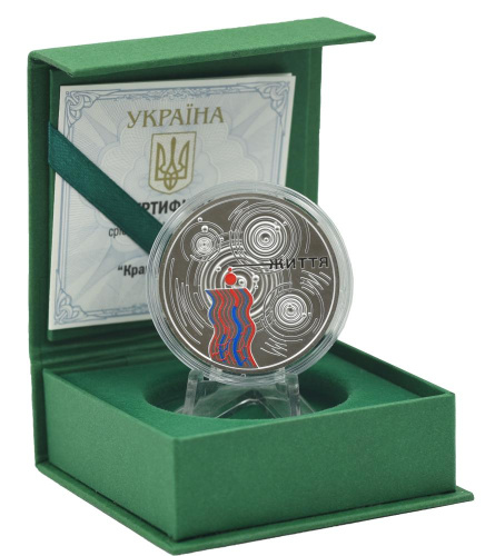 фото Украина 10 гривен 2024 Серебро UNC Капля жизни (Ag 925, унция, 31,1 грамм)