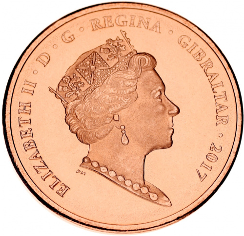 фото Гибралтар 2 пенса 2018 UNC (KMnew)