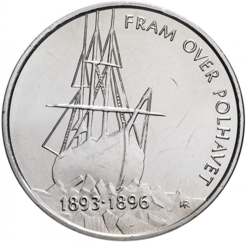 фото Норвегия 5 крон 1996 UNC (KM#459)