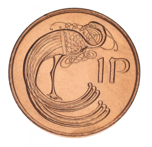 фото Ирландия 1 пенни 1980 AU-UNC