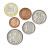 фото Венесуэла набор из 6 монет 2007-2012 UNC 1, 5, 10, 25, 50 сентим, 1 боливар