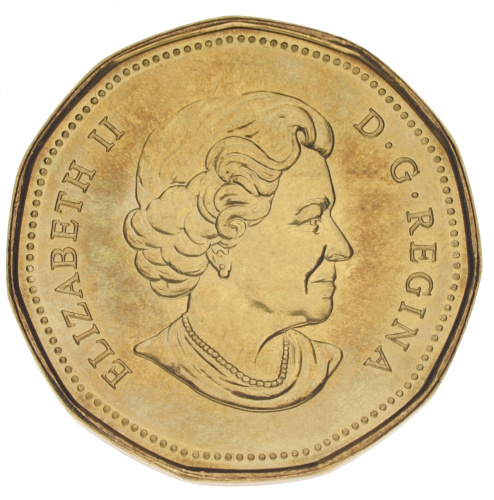 фото Канада 1 доллар 2005 UNC Утка