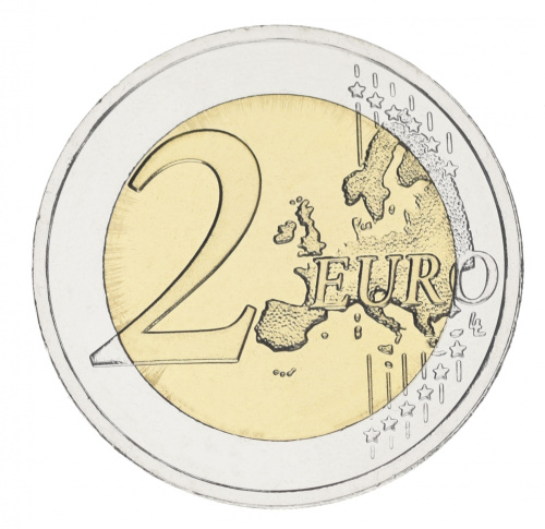 фото Эстония 2 евро 2021 Биметалл UNC Финно-угорские народы