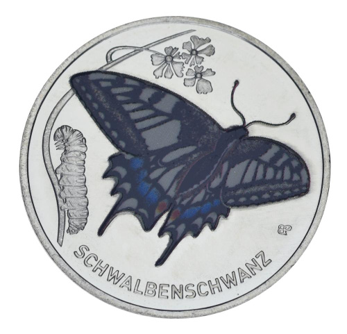 фото Германия 5 евро 2023 UNC Насекомое - Бабочка