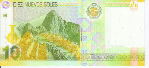 фото Перу 10 соль 2013 UNC Мачу-Пикчу (P187)