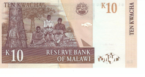 фото Малави 10 квача 2004 UNC (P51)